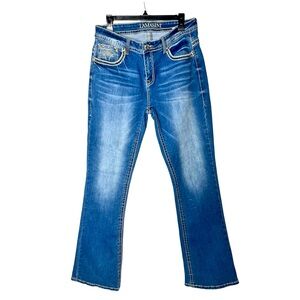 Lamasini Sequence Boot Cut Jeans